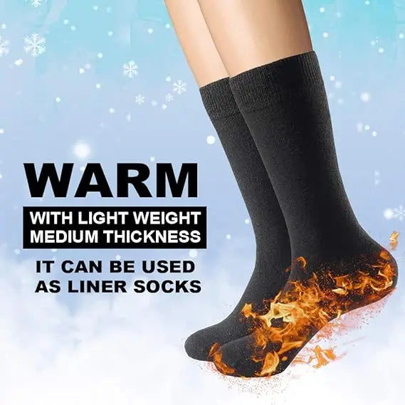 Merino Wool Socks – Lightweight Breathable Warm Mid-Calf Dress Socks