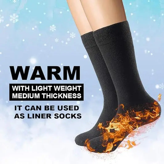 Merino Wool Socks – Lightweight Breathable Warm Mid-Calf Dress Socks