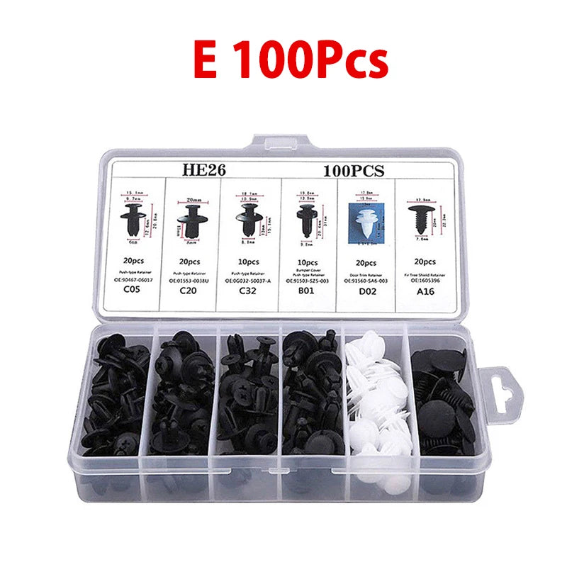 Universal Car Trim Clip Fastener Kit