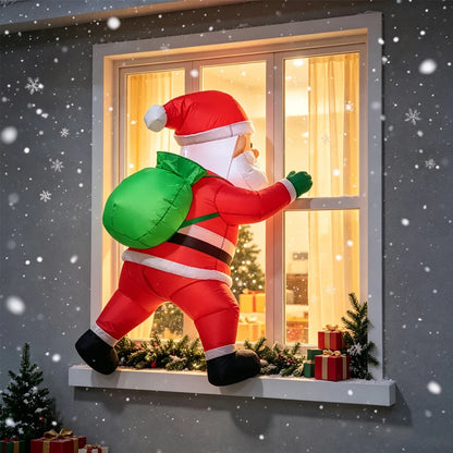 1M Inflatable Dabbing Santa Christmas Decoration