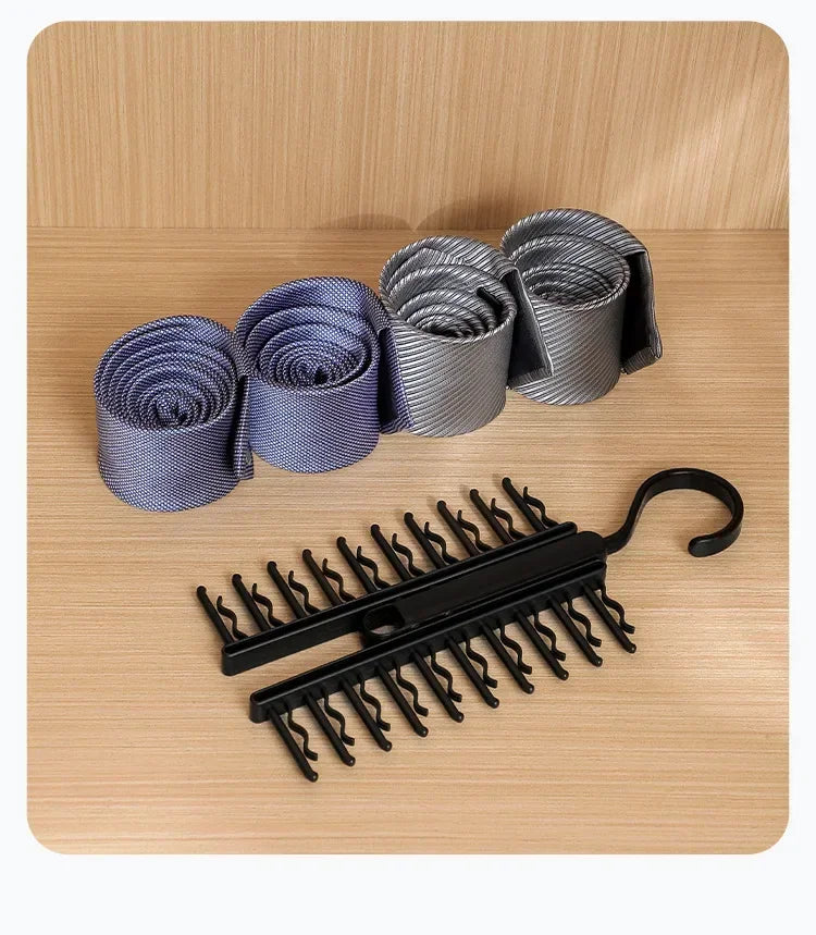 Rotatable Tie Hanger Organizer