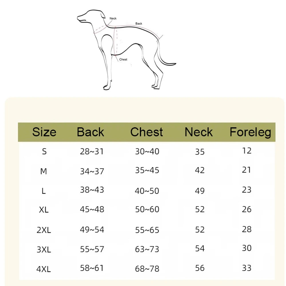 Super Thick Fleece Winter Dog Jacket