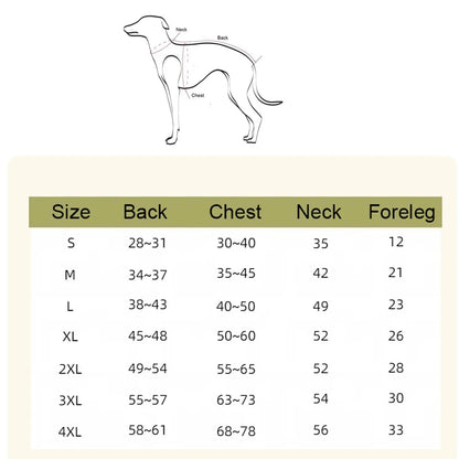 Super Thick Fleece Winter Dog Jacket