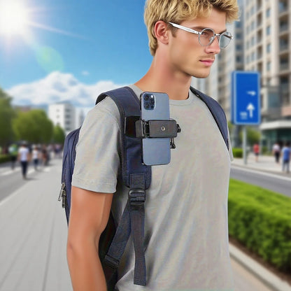 Backpack Strap Phone Holder