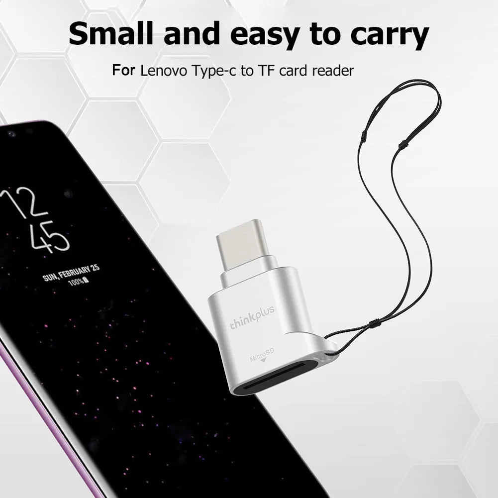Lenovo ThinkPlus USB-C Micro SD Card Reader