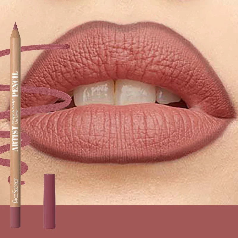 18 Color Lip Liner Pencil Set