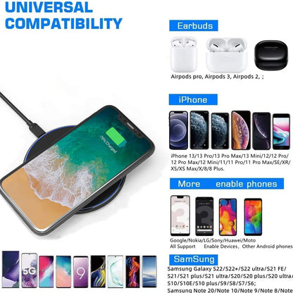 Fdgao 30W Wireless Charger USB C Fast Charging for iphone 15, 14, 13, 12, 11