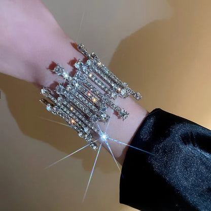Geometric Crystal Adjustable Bracelet