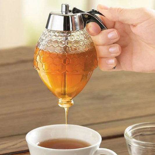 Honey Dispenser Jar with Stand