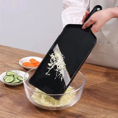 Manual Vegetable Grater with Stainless Steel Blades