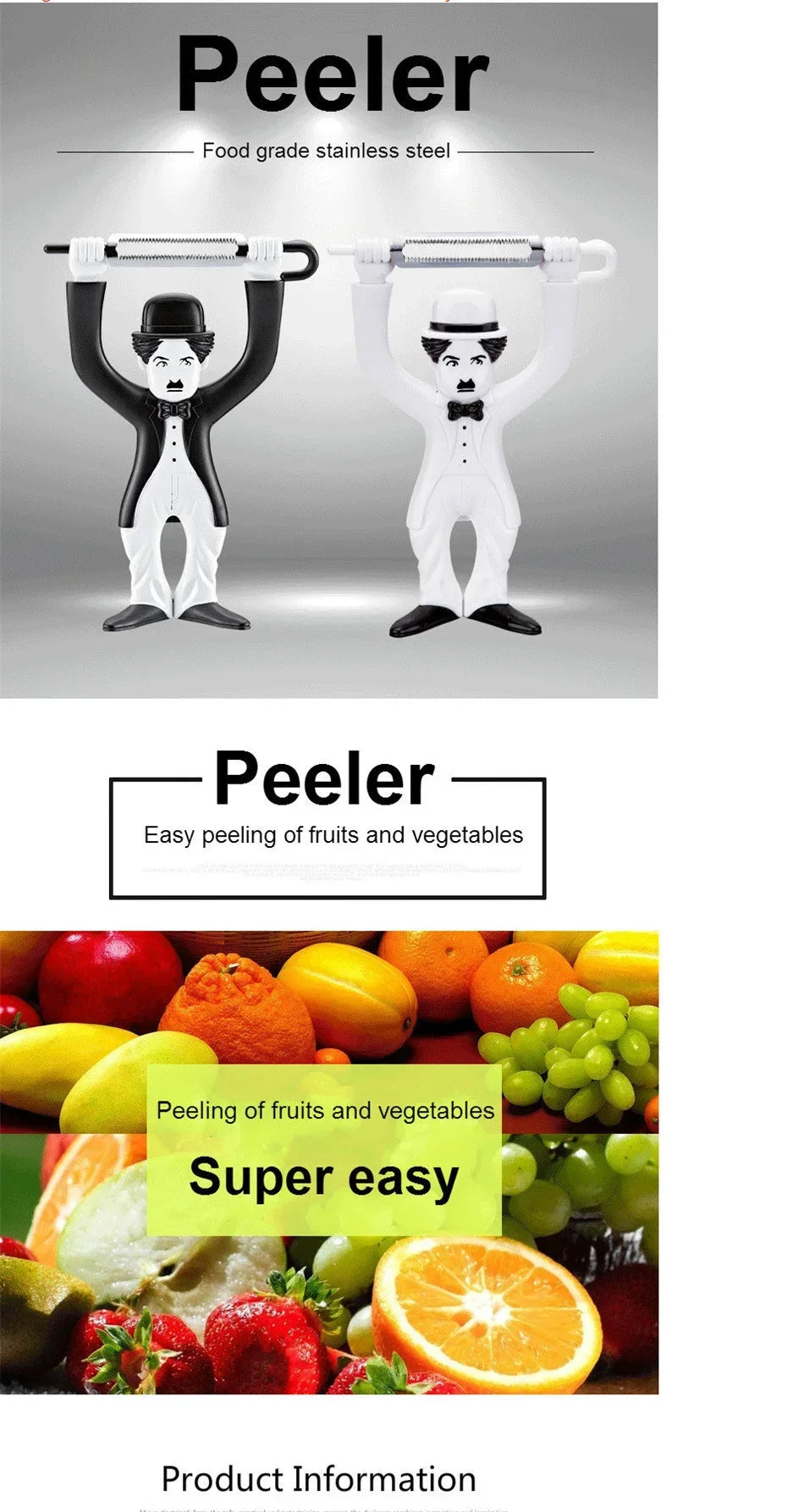 Funny Character Vegetable Peeler