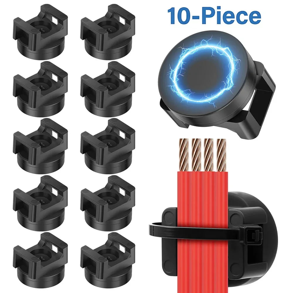 Magnetic Zip Tie Cable Holders Organizer