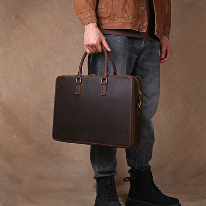 Genuine Leather Executive Briefcase