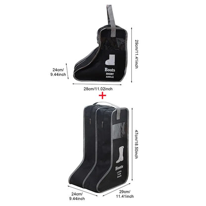 Long Boot & Shoe Storage Bag with Zipper