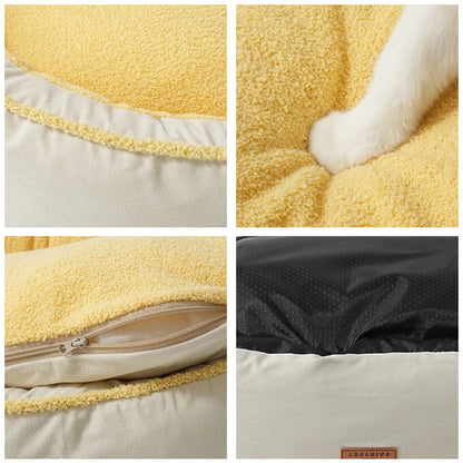 Washable Fleece Dog Bed