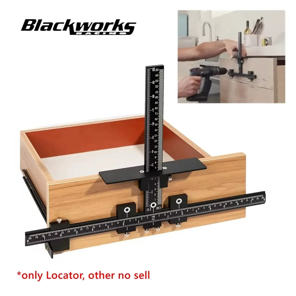 Adjustable Cabinet Hardware Installation Jig