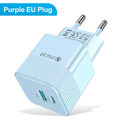 USB-C PD 25W Fast Travel Charger