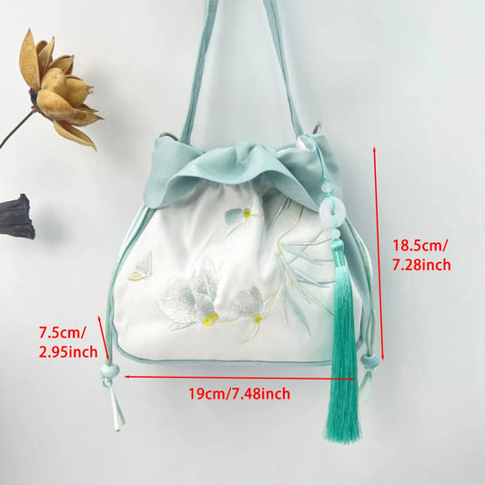 Ladies' Handbags Featuring Han Elements, Ancient-Style Embroidery, Hanfu Bags and Cheongsam Bags, Festival Gift Bags