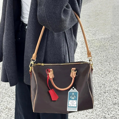 Leather Luggage Tag & Boarding Pass Holder