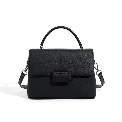 Zency Genuine Cowhide Leather Crossbody Bag