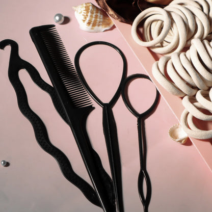 Brown Hair Accessories Set