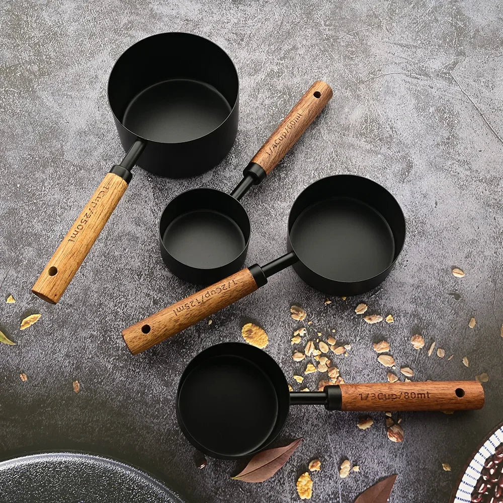 Stainless Steel Measuring Cups & Spoons Set