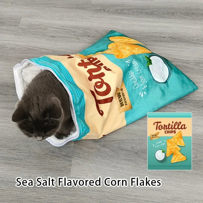 Halloween Cat Tunnel Toy – Foldable Crinkle Interactive Play Tunnel
