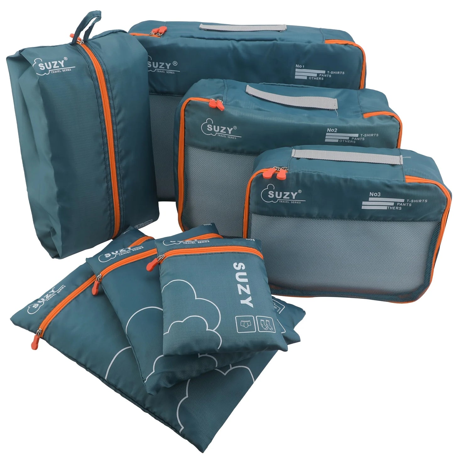 Mesh Luggage Organizer Bags for Suitcases and Travel Storage