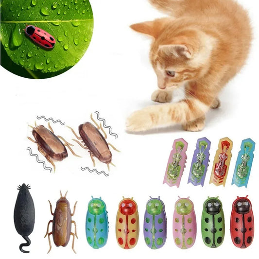 Electric Bug Cat Toy – Automatic Crawling Insect Interactive Toy