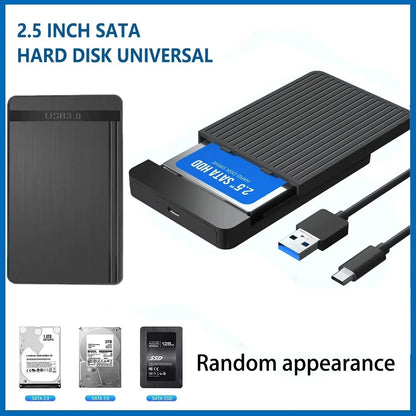 Tool-Free 2.5” SATA to USB External Enclosure for HDD & SSD