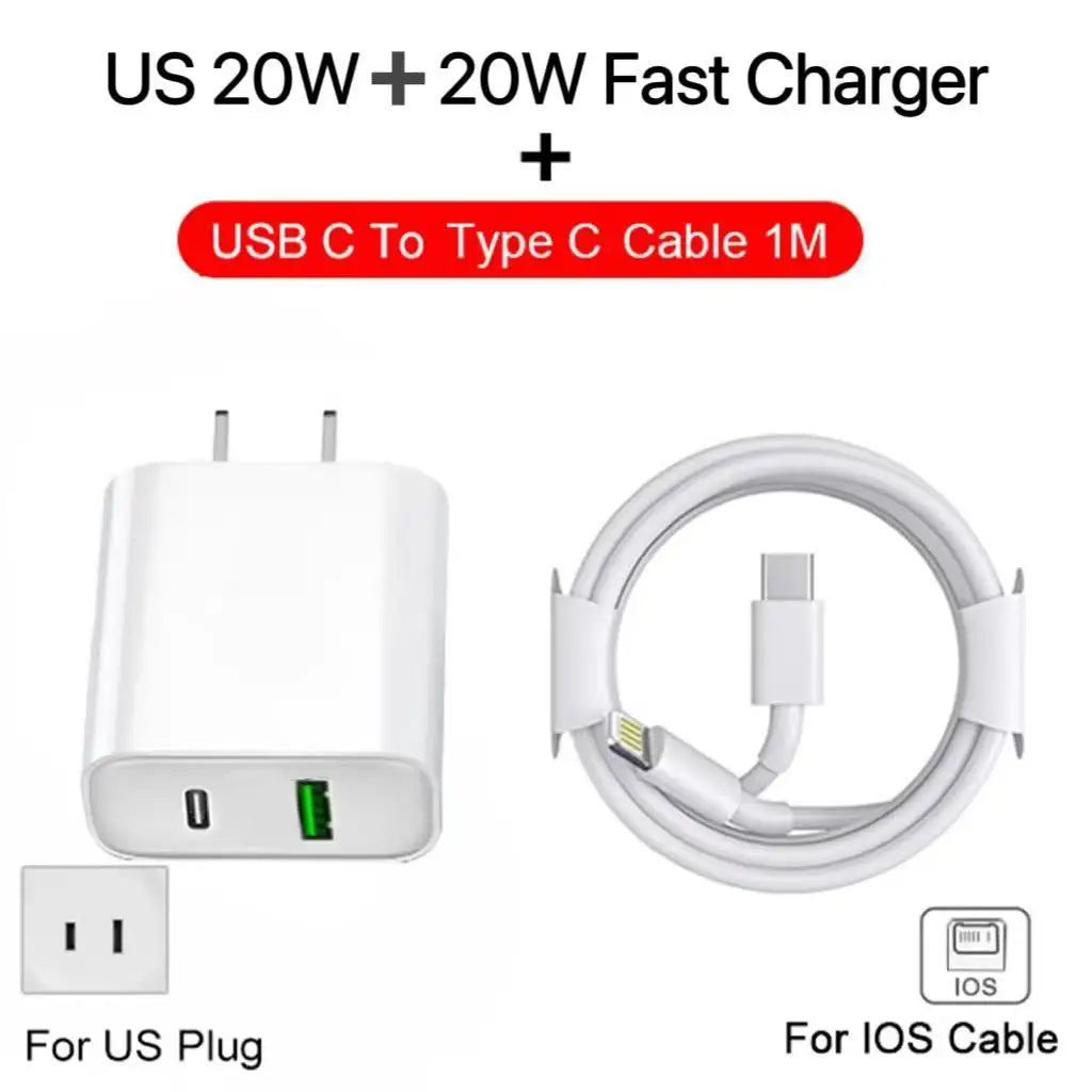 35W USB-C PD Fast Charger with Cable