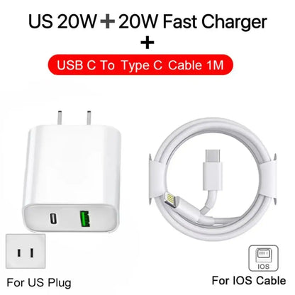 35W USB-C PD Fast Charger with Cable