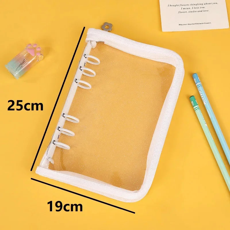 Transparent A5 Ring Binder Organizer