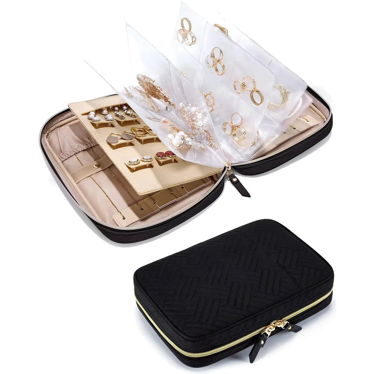 Travel Jewelry Organizer Book