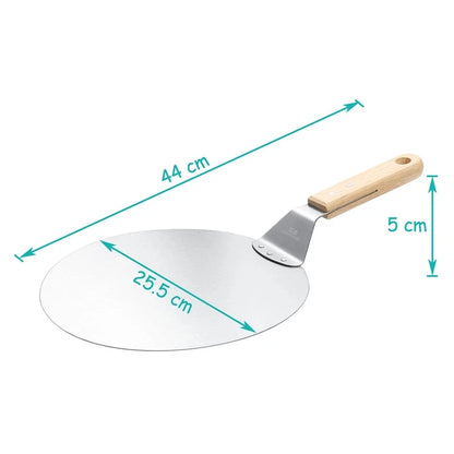 Stainless Steel Pizza Peel with Wooden Handle