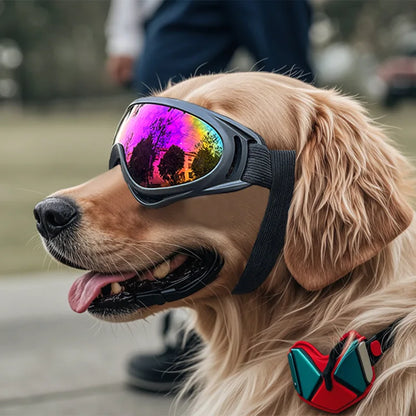 Anti-UV Pet Sunglasses for Outdoor Adventures & Travel