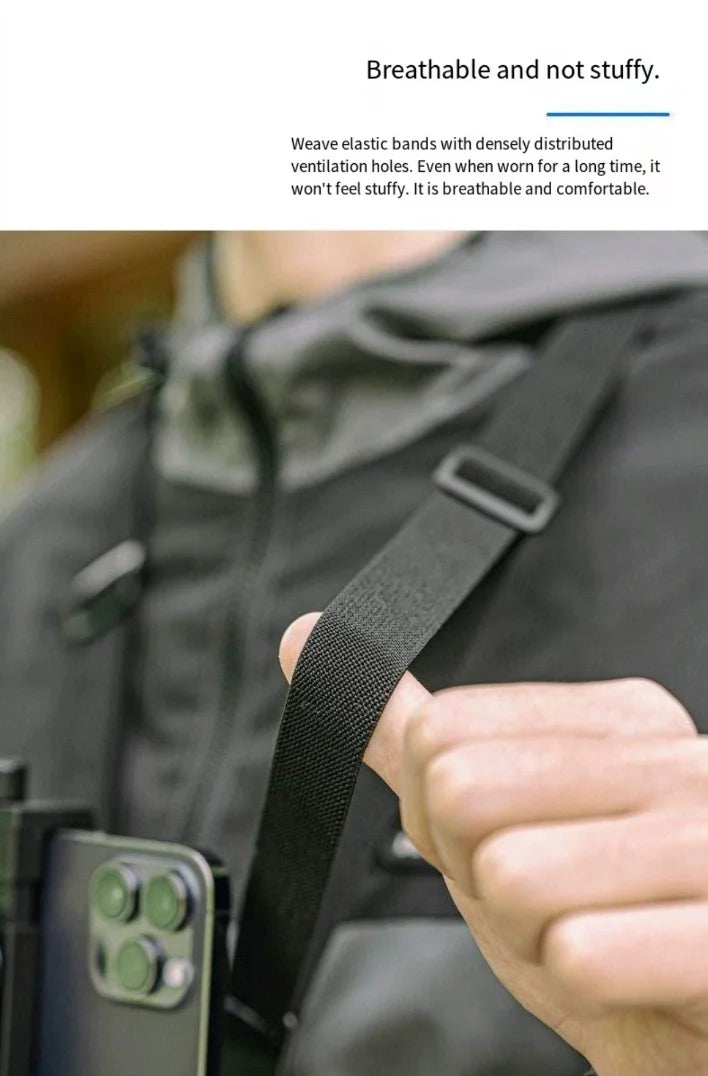 Adjustable Chest Mount for Action Cameras & Phones
