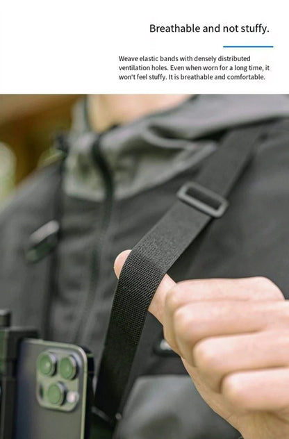 Adjustable Chest Mount for Action Cameras & Phones