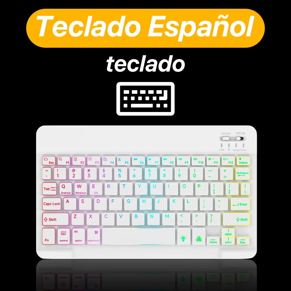 Backlit Bluetooth Keyboard & Mouse Set