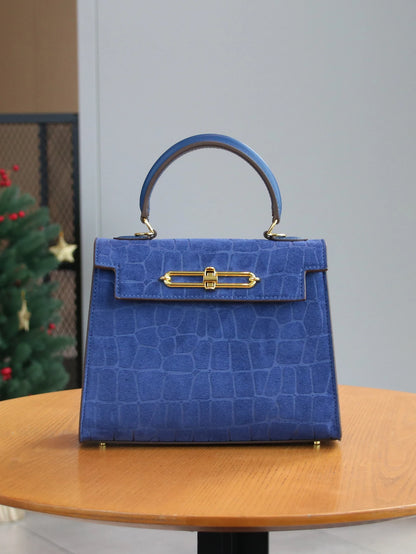 M.T MISS TOTE Leather Box Shoulder Bag