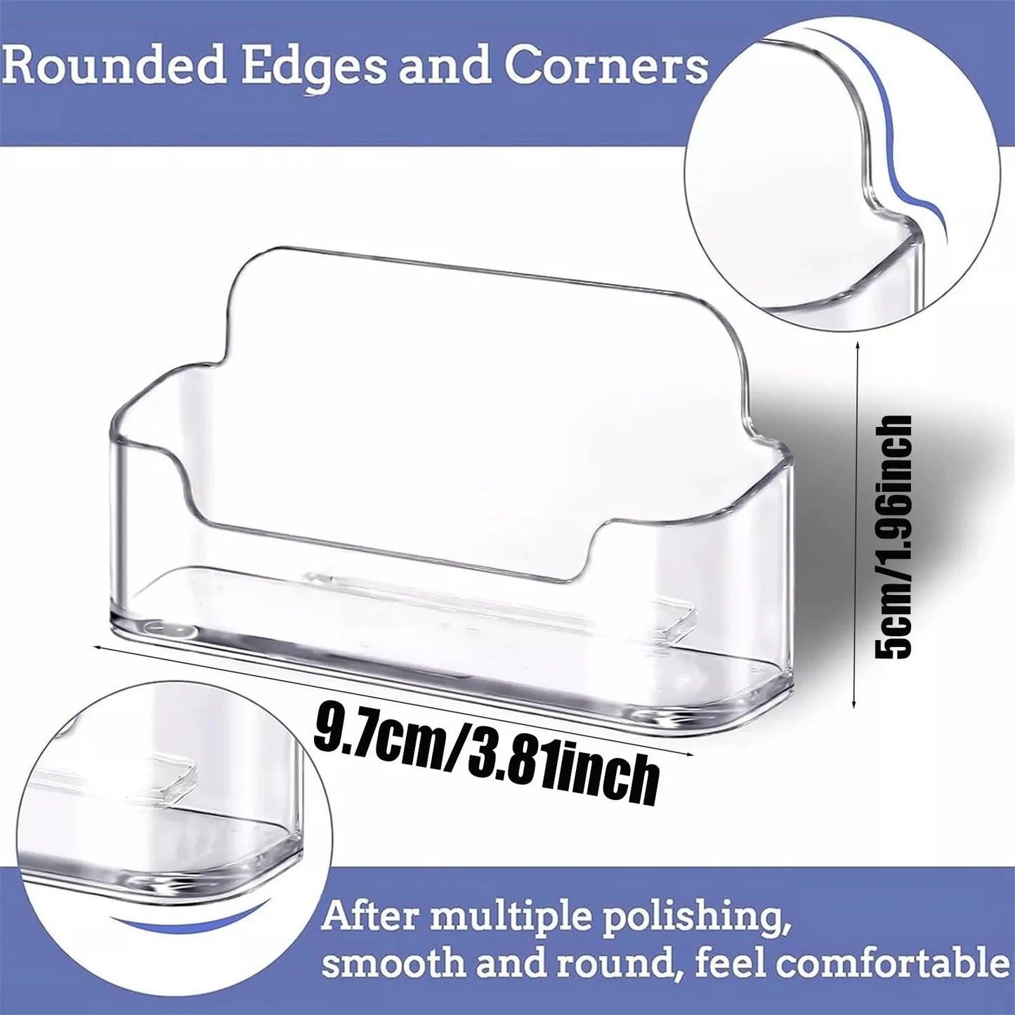 Clear Acrylic Business Card Holders for Desk