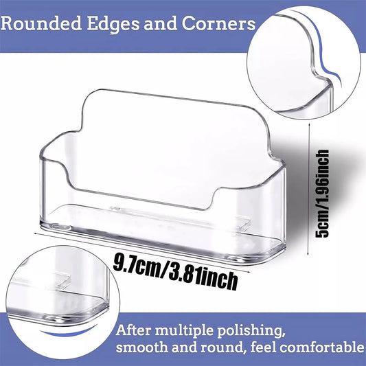 Clear Acrylic Business Card Holders for Desk