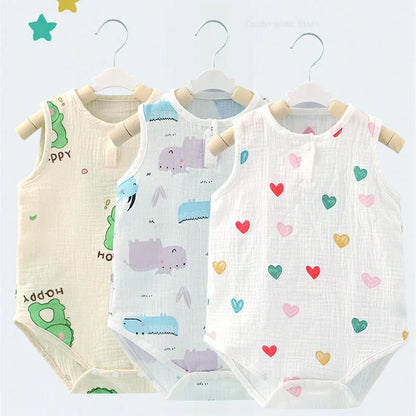 Cute Cartoon Baby Bodysuit