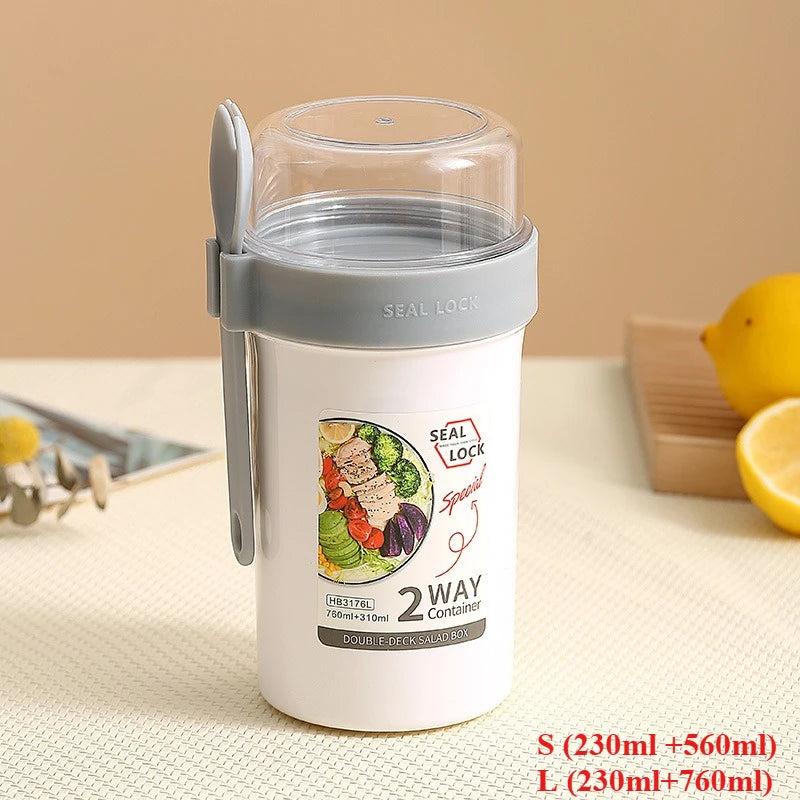 Bento Salad & Breakfast Cup Container Set