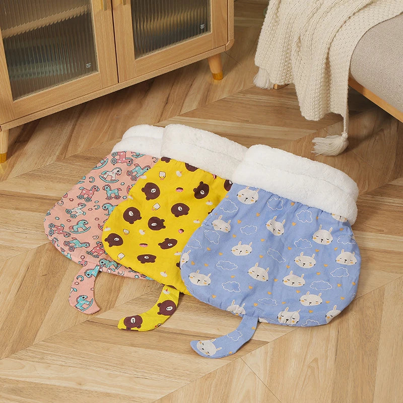 Warm Pet Pocket Bed for Cats & Small Dogs