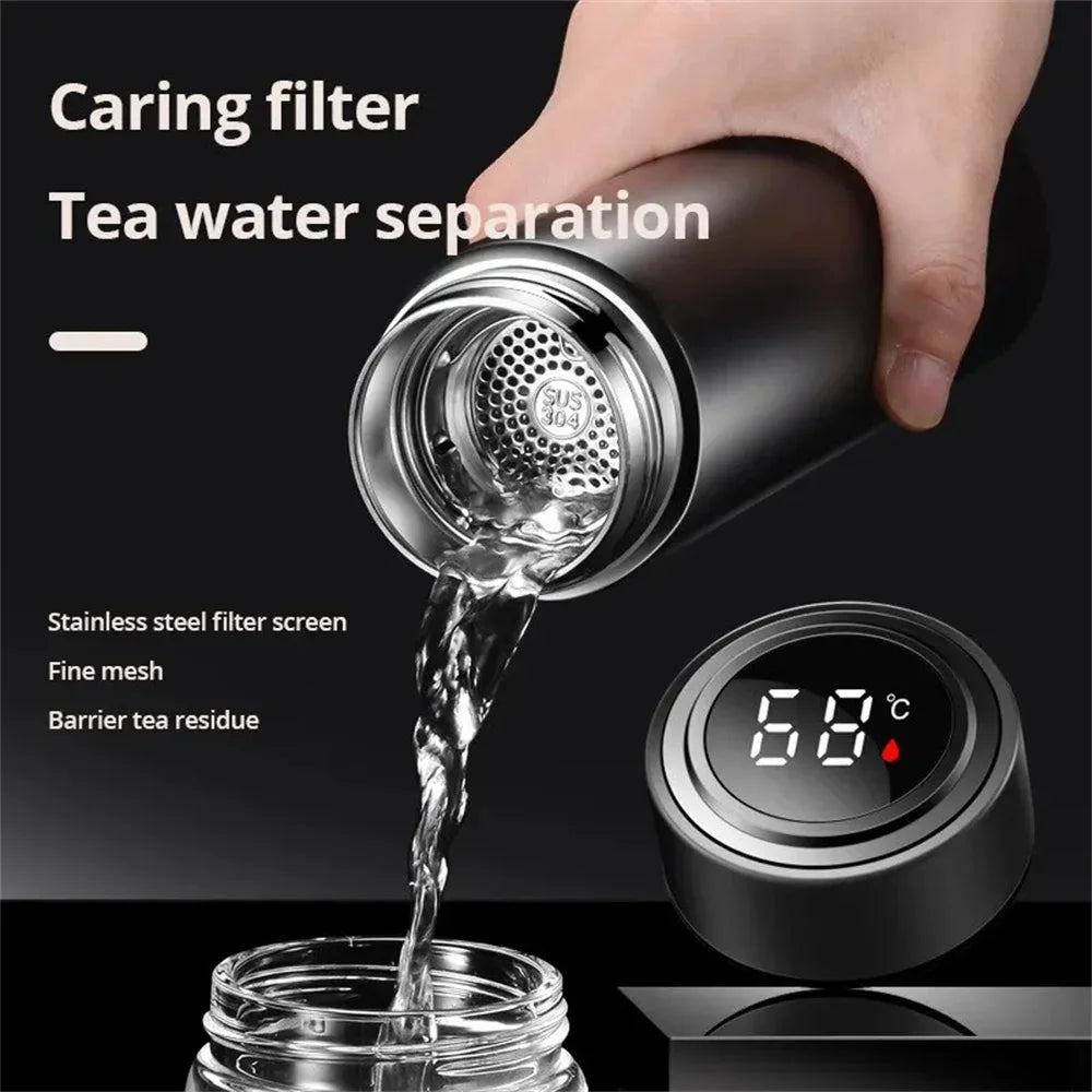 Smart Temperature Display Thermos Bottle
