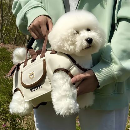 Portable Pet Carrier Shoulder Bag with Safety Harness