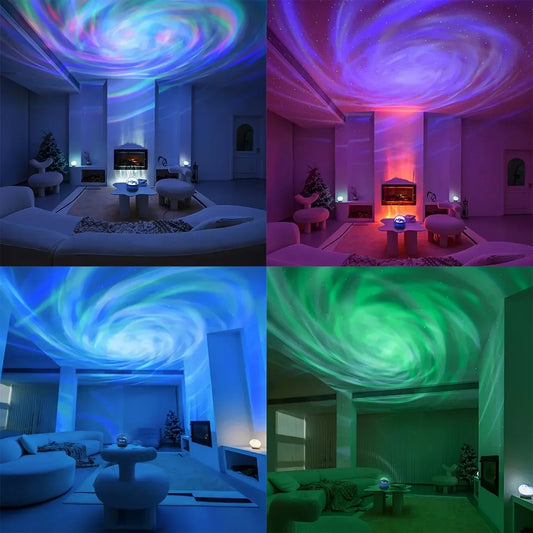 LED Galaxy Star Projector Night Light