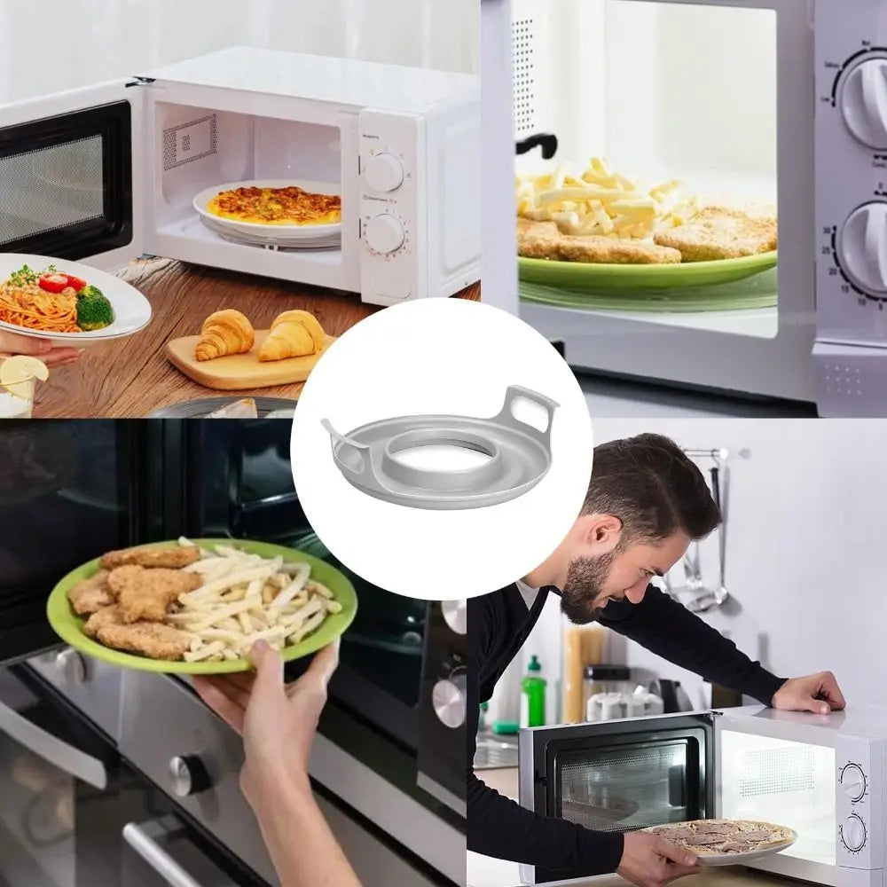 Microwave Plate Tray with Handles