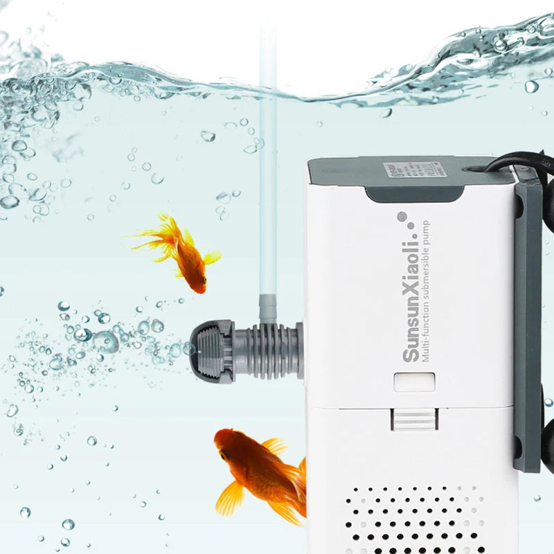 Internal Aquarium Filter Pump with Water Circulation & Oxygenation